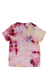 Camiseta con efecto tie-dye de hielo de algodón de azúcar / Damas