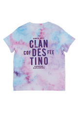 Camiseta con efecto tie-dye de hielo de algodón de azúcar / Damas