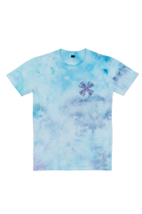 Camiseta con efecto tie-dye de hielo de algodón de azúcar / Hombres