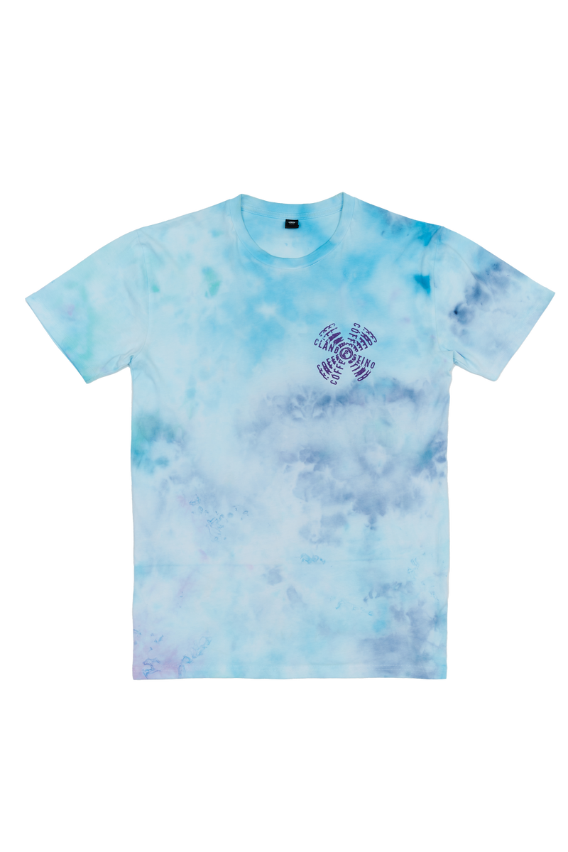 Camiseta con efecto tie-dye de hielo de algodón de azúcar / Hombres