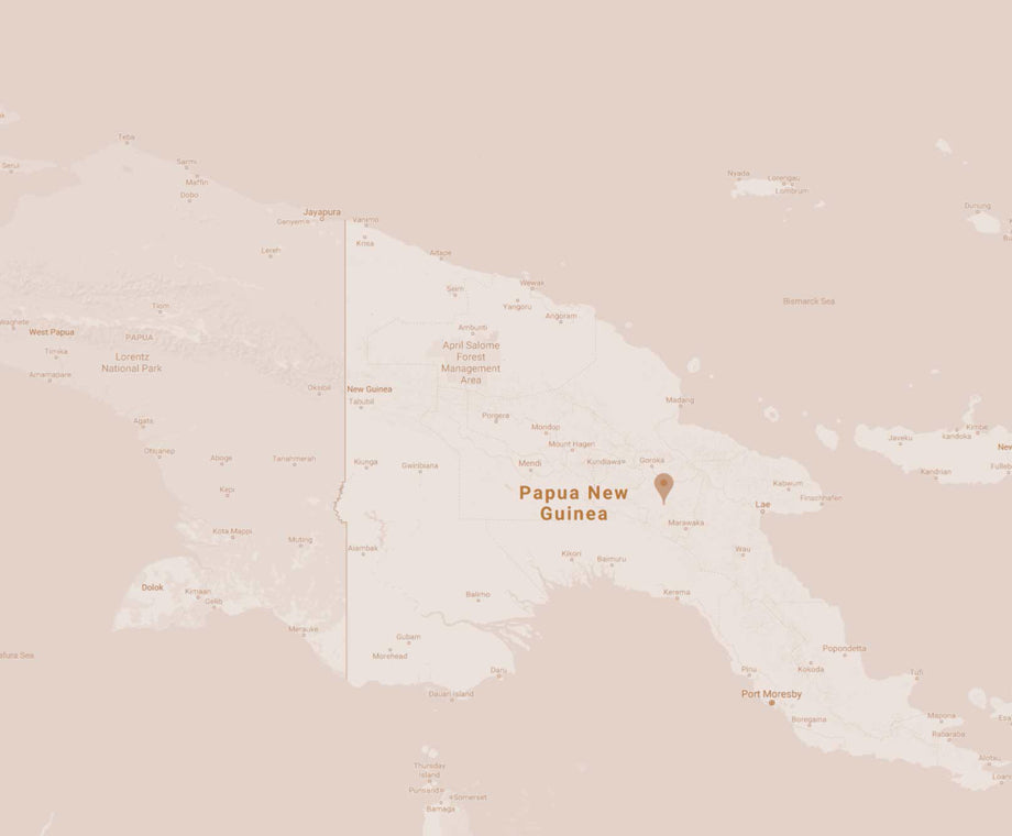 Map of Papua New Guinea