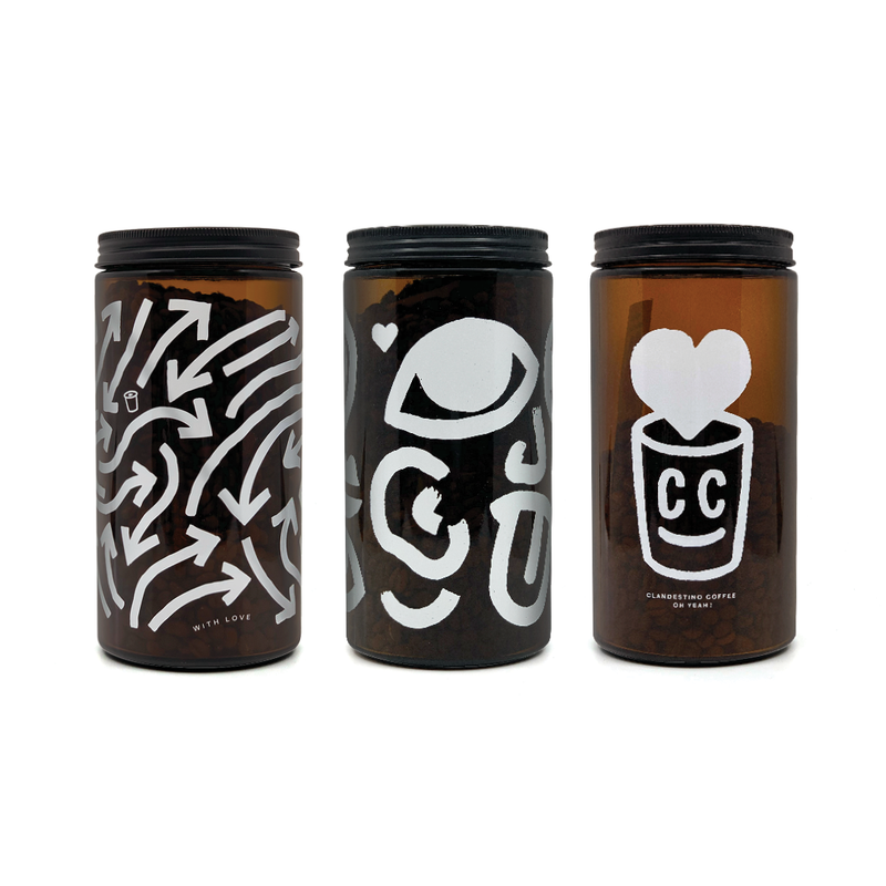 Santa Brew + Coffee Storage Jar Bundle