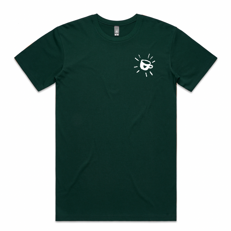 Camiseta Little Cup verde bosque