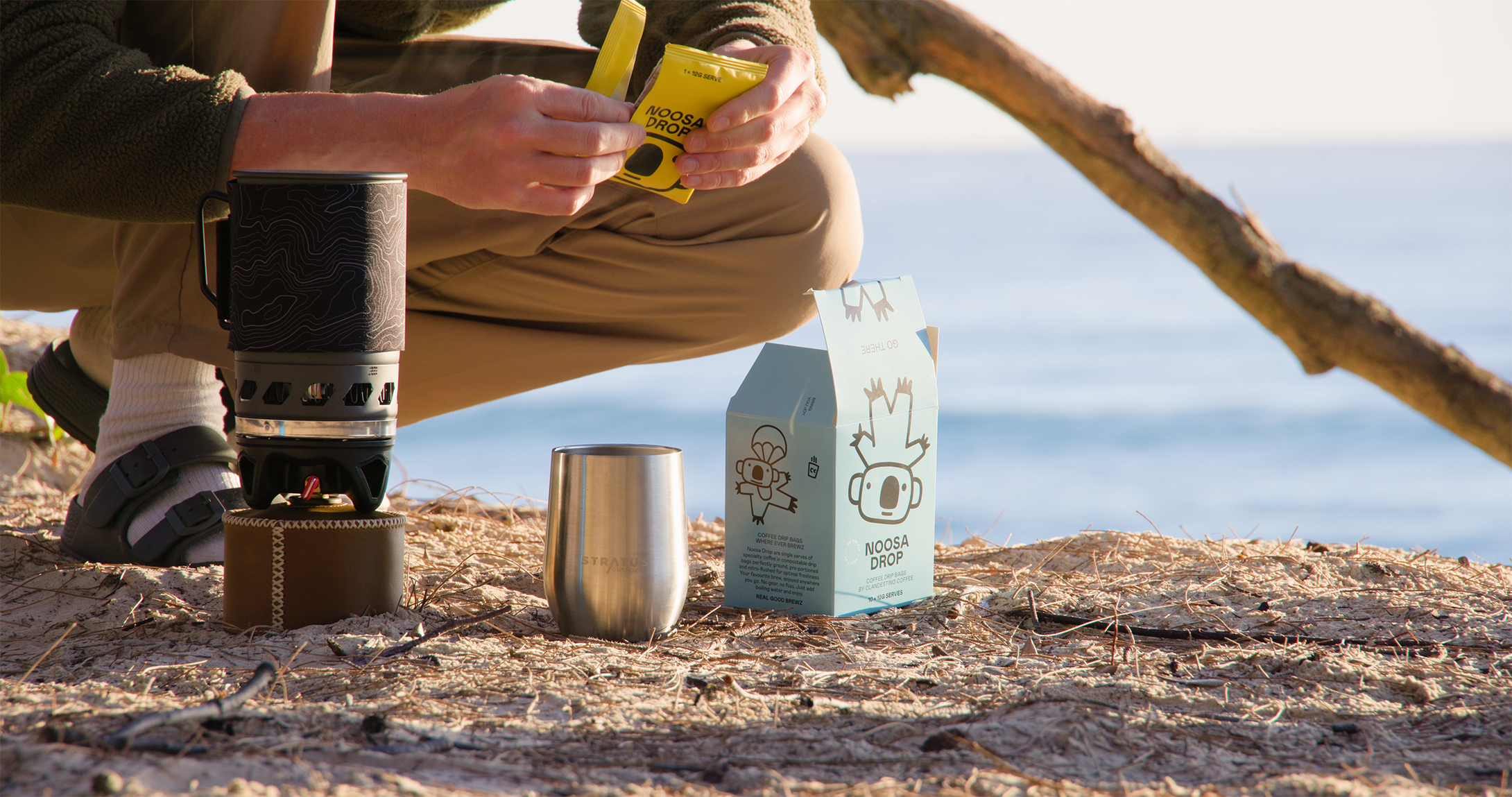 Noosa Drop drip bags Clandestino