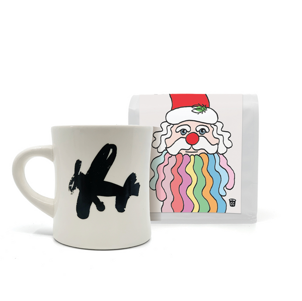 Santa Brew + Mug Gift Bundle